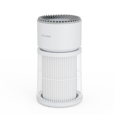 White HEPA Pet Air Purifier Table Top 235CFM Multistage Filtration System