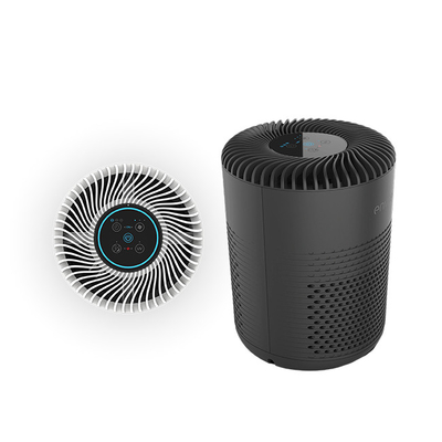 Black Color Indoor Small Desktop Air Purifier For Family Use