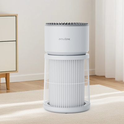 Auto Pet Air Purifier with  3-Color Air Quality Light 360° Safe Grille Design for Cats/Dogs